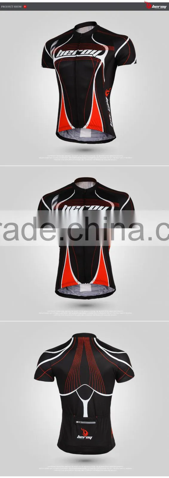 BEROY new design cycling jerseys set,men's short sleeve bicycle riding apparel suit