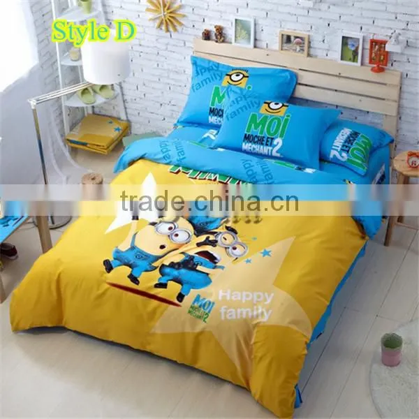 Big hero 6 bedding set 100% Cotton duvets wholesale cartoon design bedding sets
