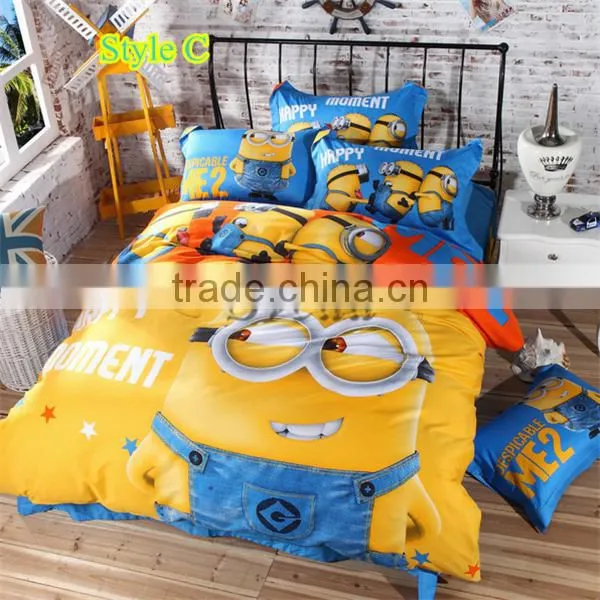 Big hero 6 bedding set 100% Cotton duvets wholesale cartoon design bedding sets