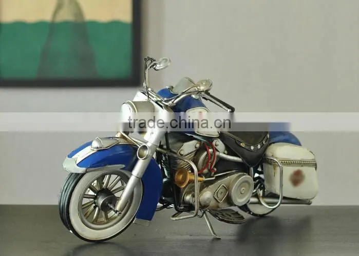 Birthday Christmas Decoration Gift Hand Made Metal Art Motorcycle Model Crafts