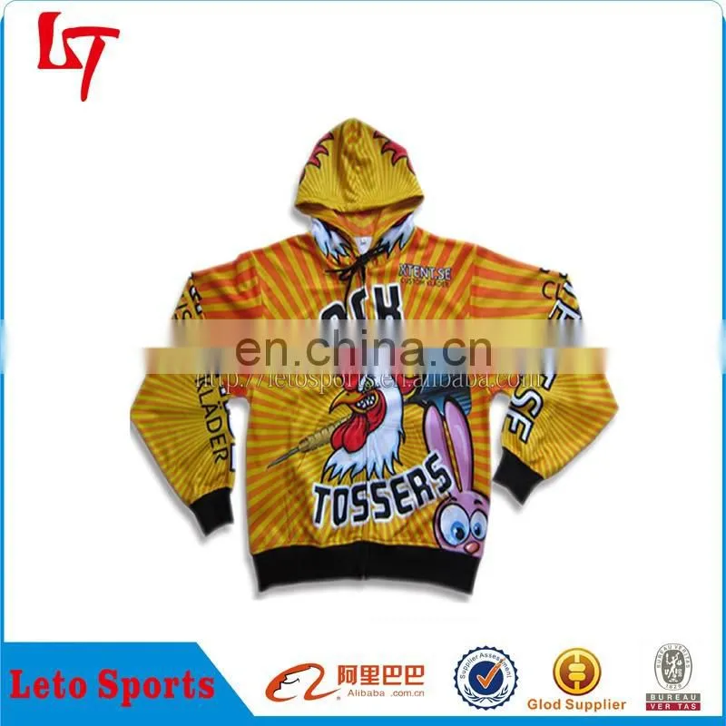Factory price fashional style hoodie jersey custom sublimation printing