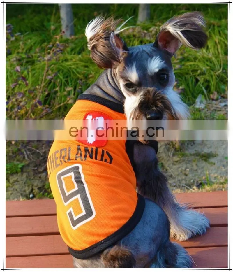 Pet Dog Clothes World Cup Shirt Dog Clothes Dog Summer Casual Shirt