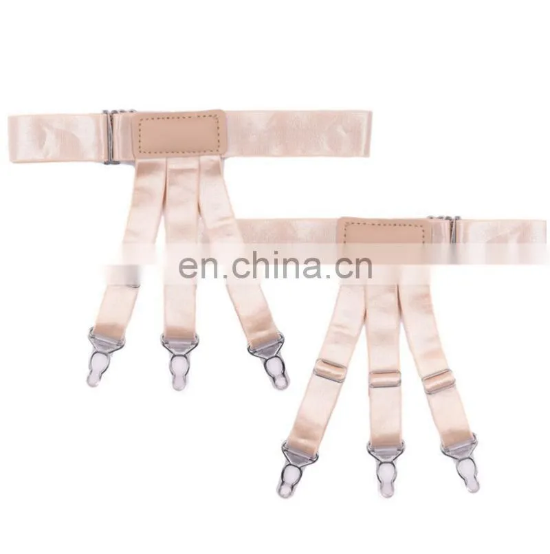 factory Hot sale fashion suspenders garters shirt garters mens shirt stays
