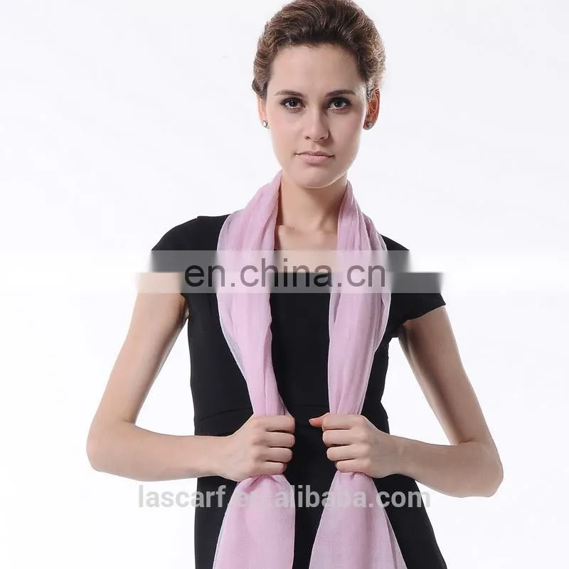 Fashion accessories light pink cashmere wrap lady scarf