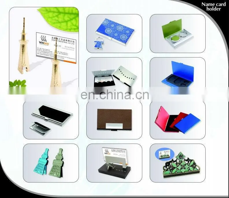 name card case with mirror polish