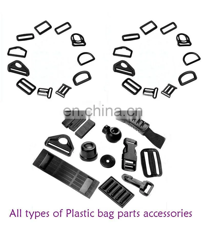 Best Price!Professionally design and custom plastic bag parts accessories for hand bag accessories and trolley bag accessories