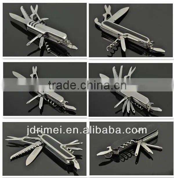 Hot Selling Detachable Fork and Spoon Aluminum Handle Camping Knife