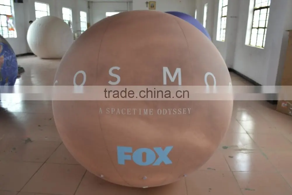 Custom LED light up PVC inflatable giant advertise balloon