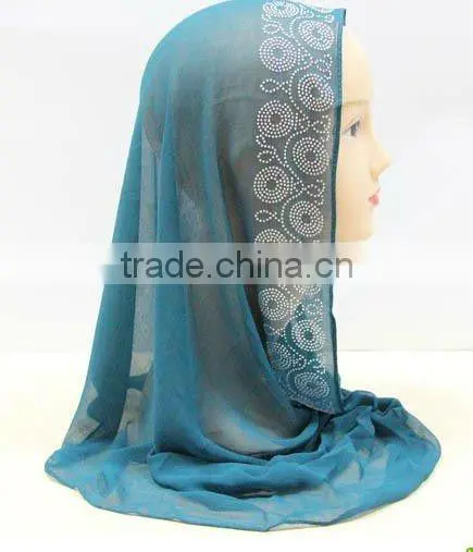 A394 Newest VOGUE 39cm*54cm MUSLIM SCARF HIJAB