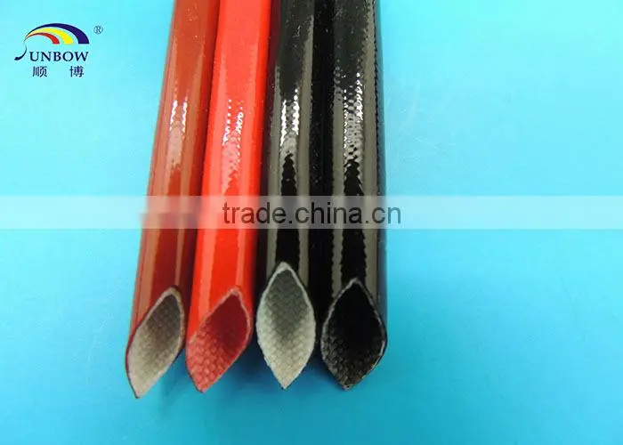 UL Listed VW-1 Flame Retardant Coated Silicone Glassfiber Electrical Sleeving
