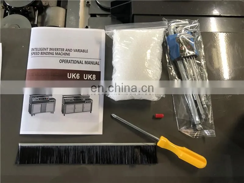 UK8 a3 440mm variable frequency speed Hot thermal book cover gluing machine, cardboard notebook binding machine