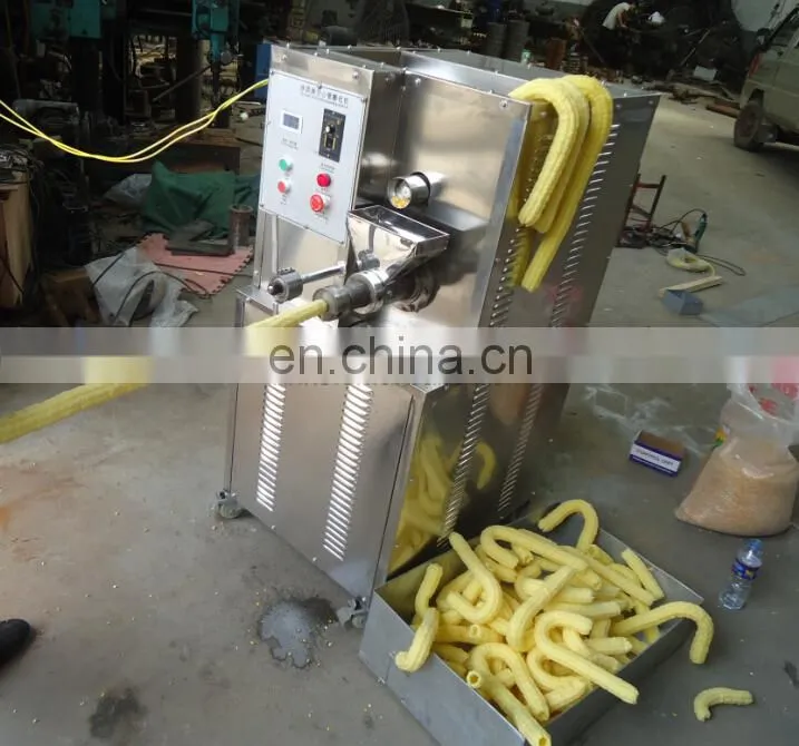 Automatic puffed corn snacks making machine ice cream corn puffing machine