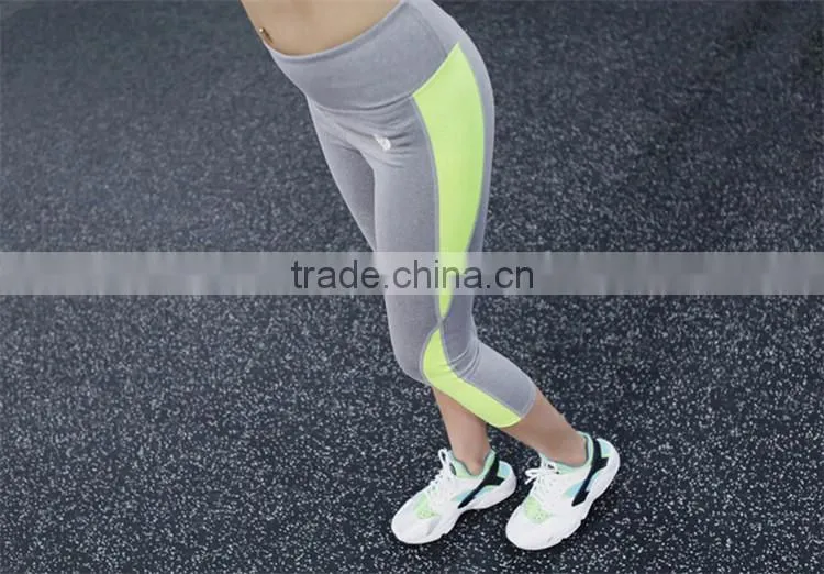 2016 spandex half yoga pants