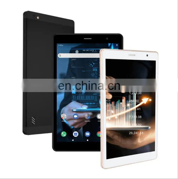 MTK8168 quad core processor wifi 3g dongle tablet pc 8" with reset jack MIC speaker