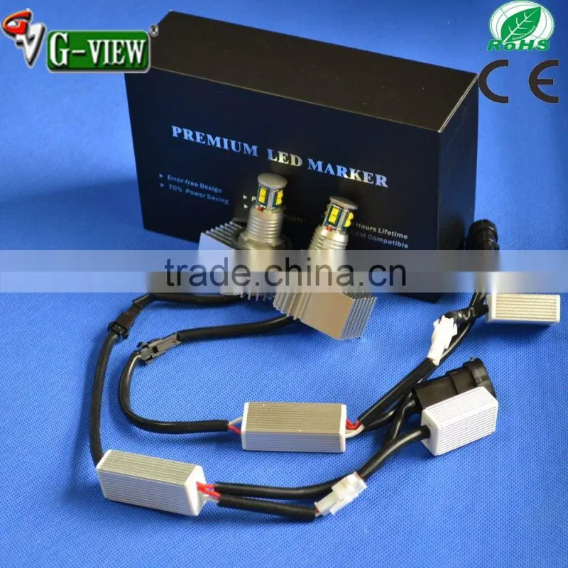 auto car marker angel eyes e92 pure white autotive led marker 80w angel eyes