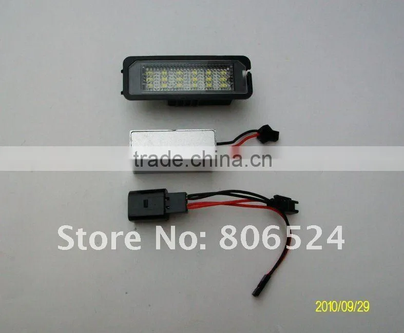 Golf 6 led number plate light for VW