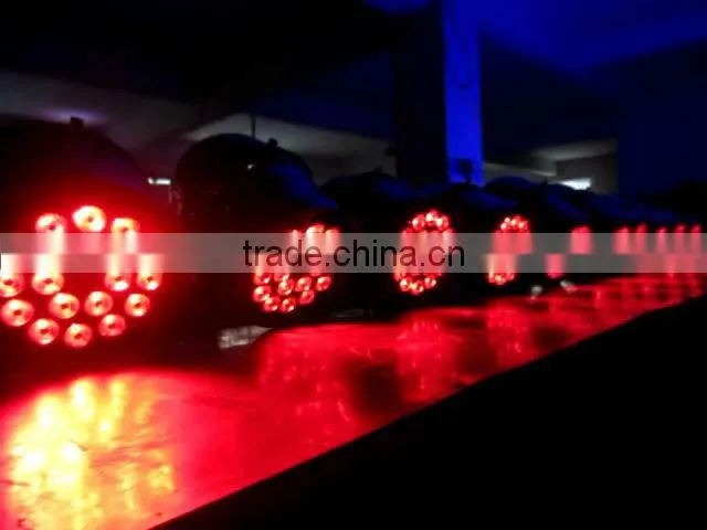18pcs RGB 3 in 1 Led Par Light Led Par64 Stage DJ Lighting Led Par64 Light