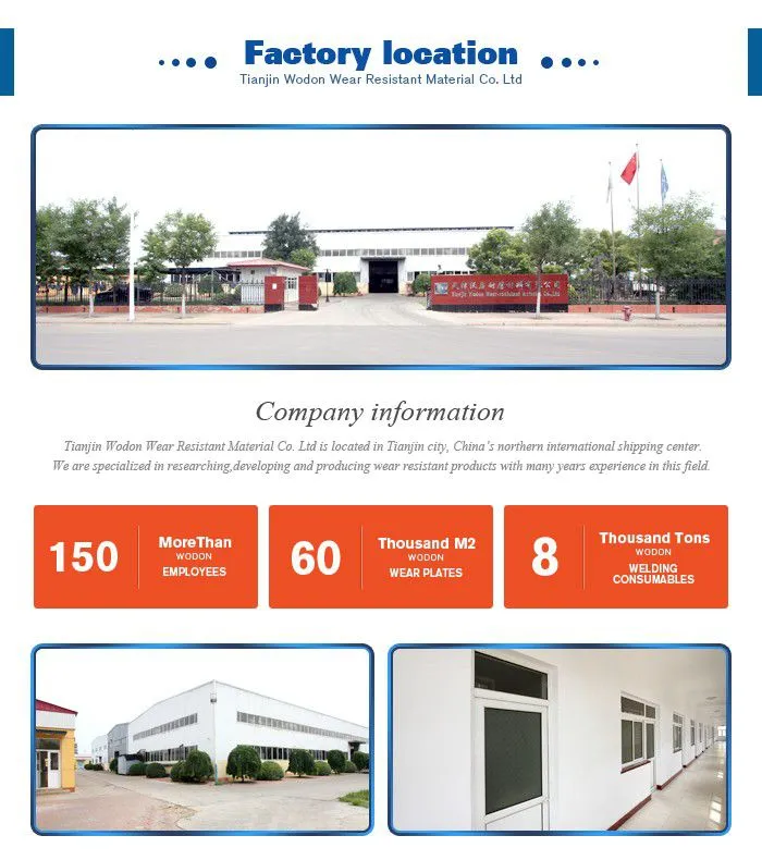 Hardfacing cladding bimetal wear plate high chrome resistance wear plate high impact for Dump truck tray linings