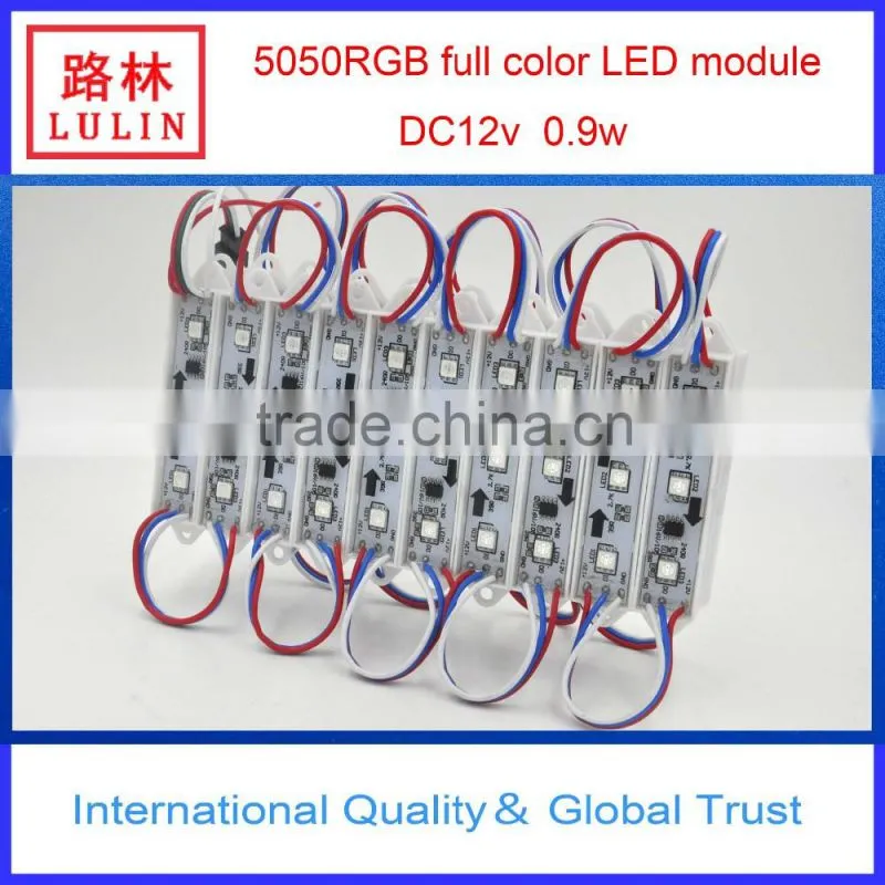 Material glue item 5050 led RGB module high brightness with cheap price and changlable color for signage