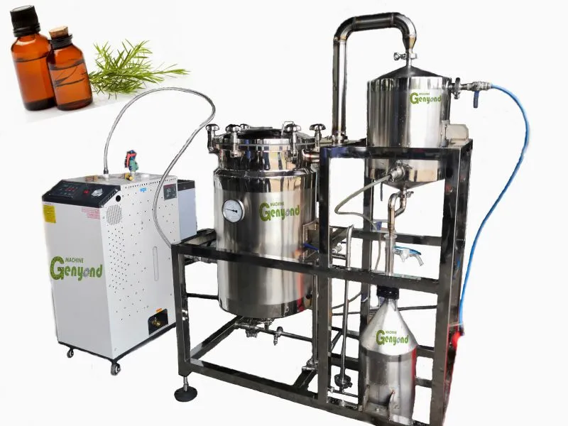 50L Plant Flower Agaric Essential Oil Hydrosol Distiller Distillation Machine Extractor Extraction Machine Extracting Equipment