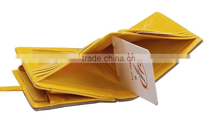 PU leather designer short women wallet