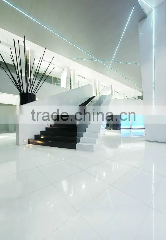 Nano white porcelain tile