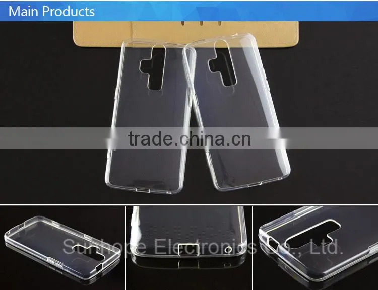 new products transparent mobile phone cover for ZTE Axon LUX