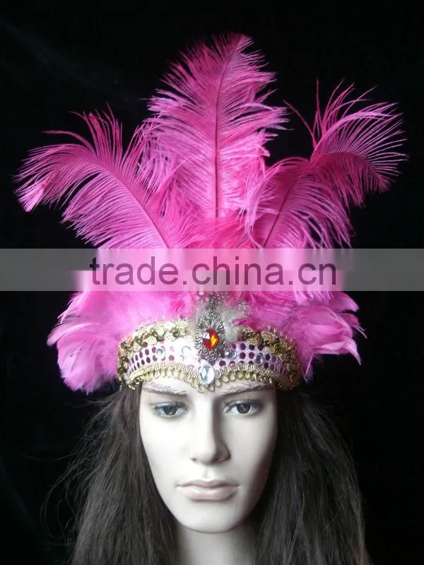 Indian Feather Headdress, Ostrich Headdress