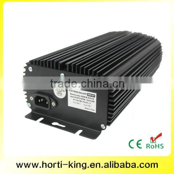 Hydroponic Grow Lamp Dimmable Non-fan Cooled Electronic Ballast