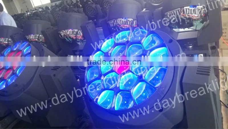 stage led wash moving head zoom function beam effect WASH BEAM ZOOM R G B W Color mixing DMX512 powercon in / powercon out