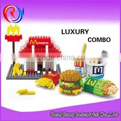 Children toy kitchen tool set breakfast cart mobile coffee cart