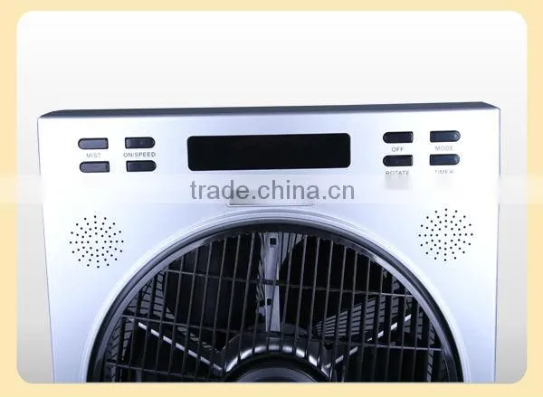 cooler with fan/mist spray fan/14 inch box fan