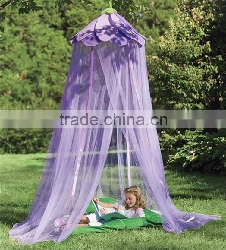 Girls Flower Handing Mosquito Net Bed Foldable Baby Outdoor Mosquito Net Tent