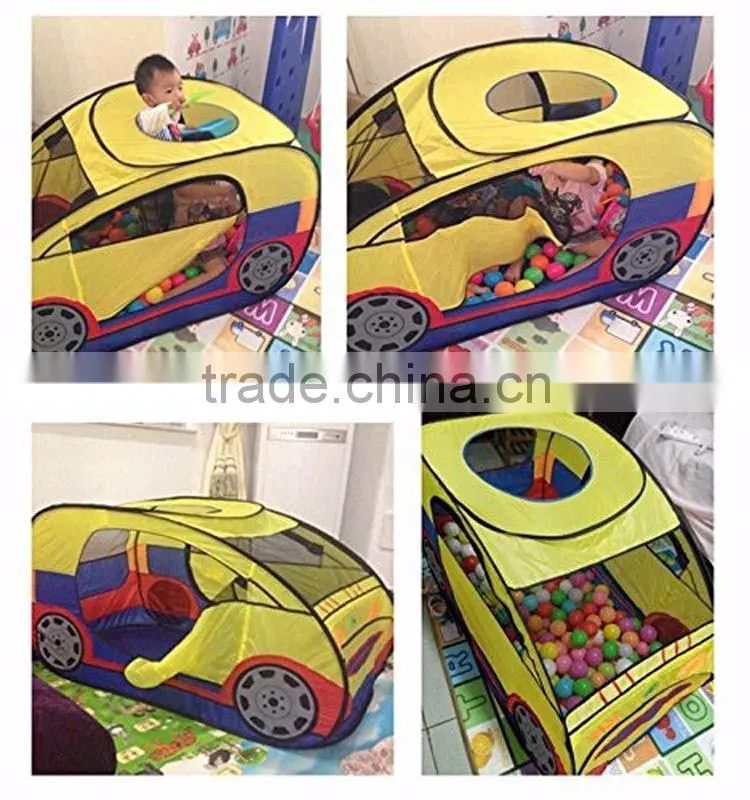 Large Space Safety Lovely Cool Car Shape Play House Children Kids Play Tent