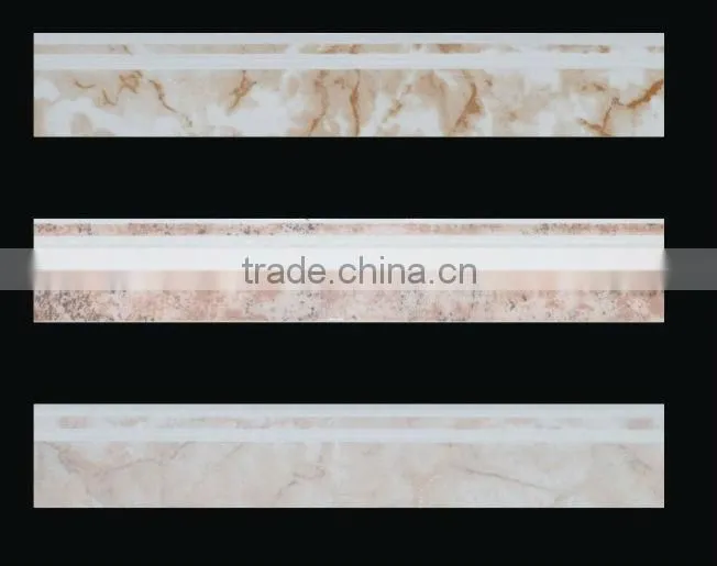 Glazed wall ceramic skirting tile 80X450mm