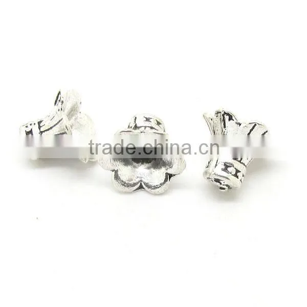 JS0954 trumpet shaped metal end caps for jewelry or tassels,drawstring end caps