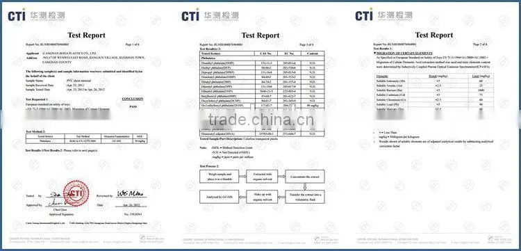 PVC plastic binding film