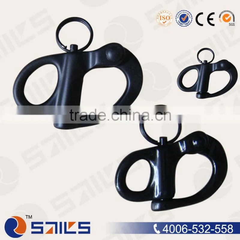 Stainless Steel Black Coated Fixed Snap Shackle