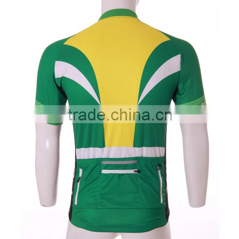 Adult Sublimation high quality 100% polyester cycling jersey sublimation sublimation cycling cloth