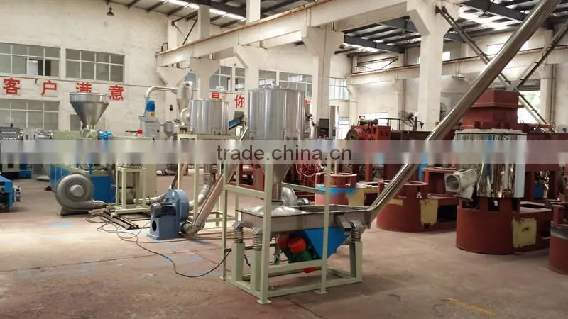 line of PVC granulation