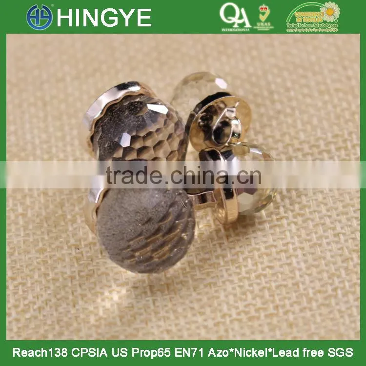 New arrival shining crystal acrylic buttons 15770