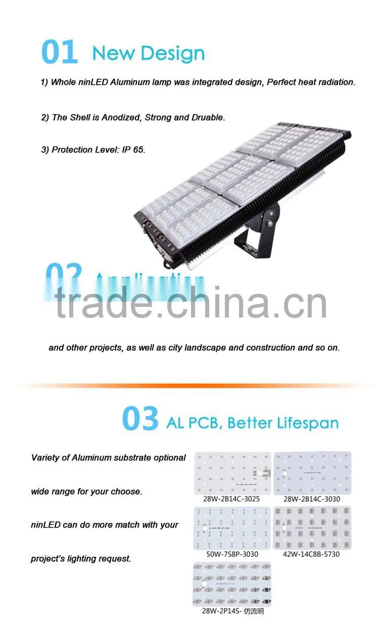 2016 NEW design 500w led flood light modular led flood lights landscape lamps