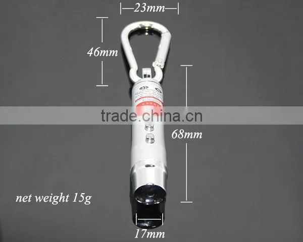 Mini LED Flashlight Torch Lamp Aluminum Carabiner UV Money Detector Electric LED Light Keychain Torch