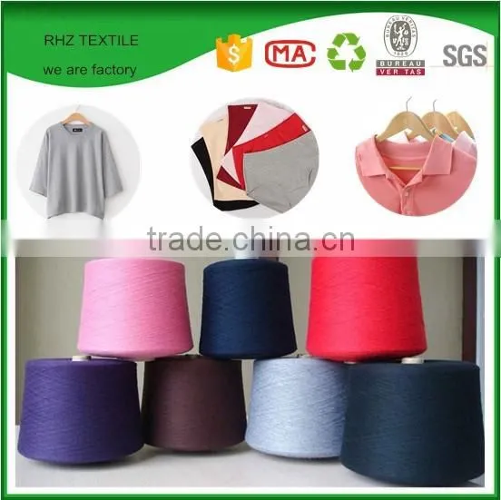 Ne 24/1 CVC Cotton/Polyester Blended Yarn 65%/35%