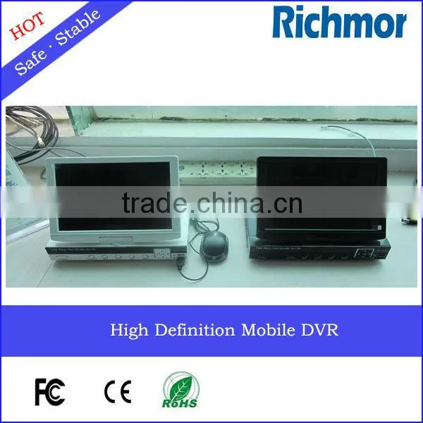 CCTV Embedded Digital Video Recorder 4-Channel Stand-alone Dvr with LCD Monitor