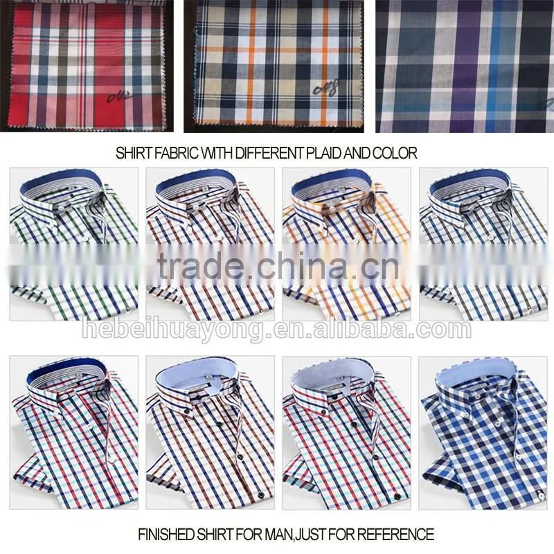 100%Cotton good quality yarn dyed checked fabrics for shirting/pajamas/garment