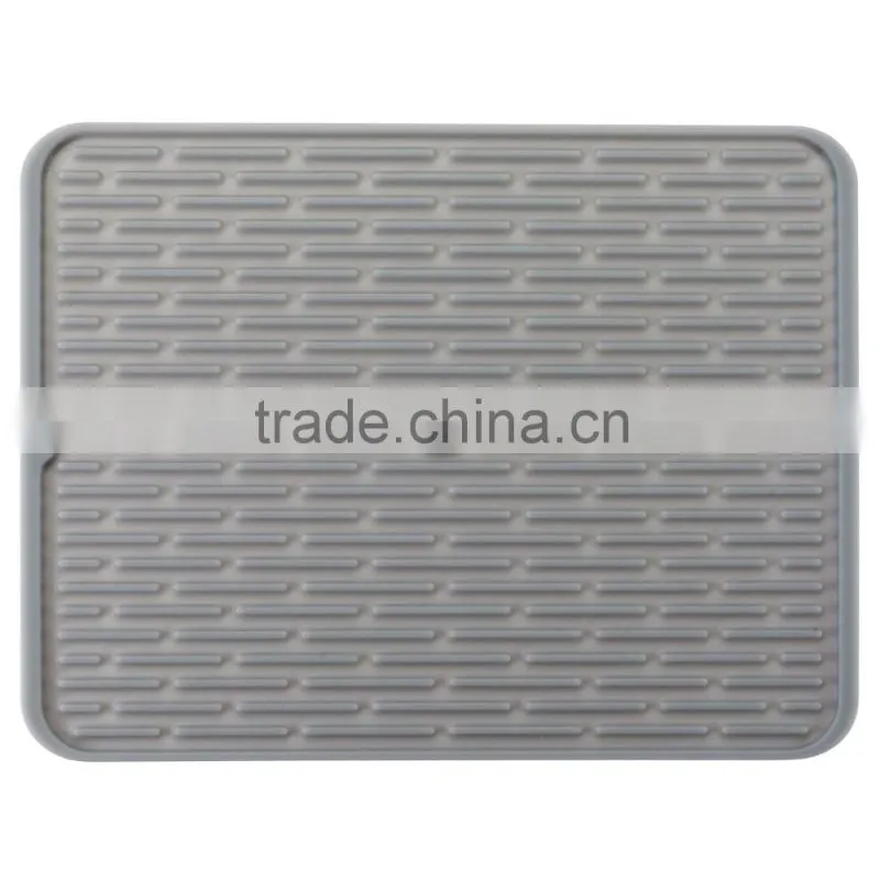 Competitive Factory Price Non-slip Silicone Drying Mat Kitchen Dish Sink Mat
