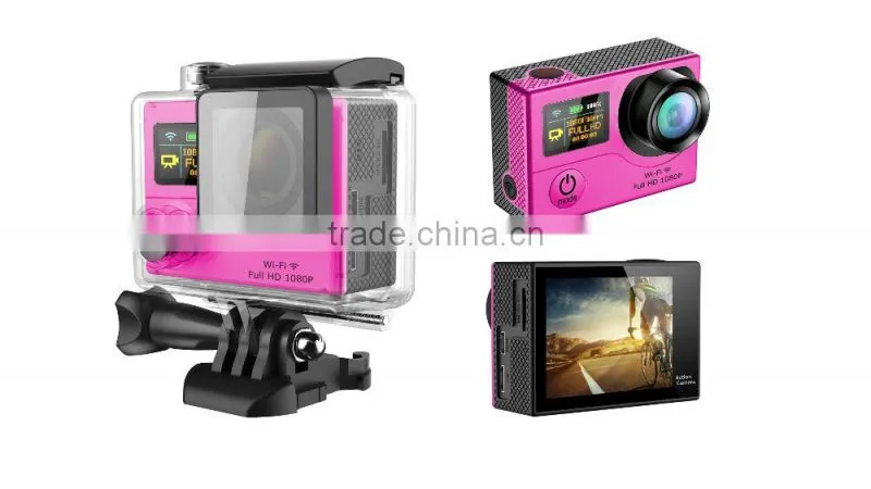 Dual Screens Wifi Action Camera 1080P FHD Sport DV DVR G3 Waterproof 30M 170 Wide Angle 12MP For Extreme Sports