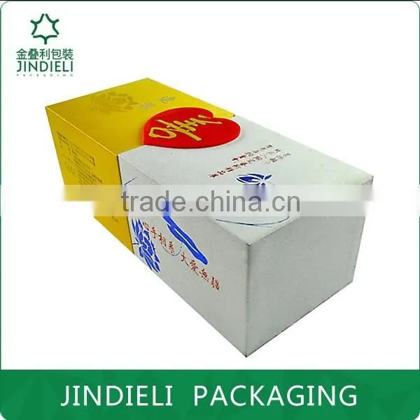 decorative double push away opened packaging gift box