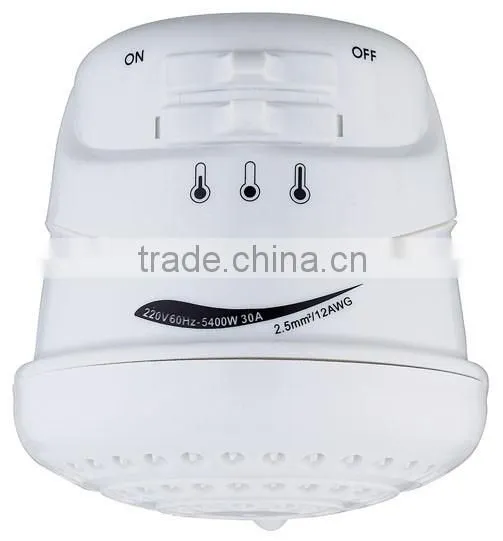 Bathroom electric tankless instant water heater shower head